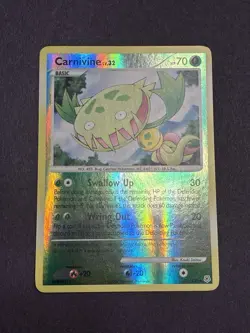 Pokemon Carnivine 21/130 Diamond and Pearl Reverse Holo Rare FREE SHIPPING - Image 3