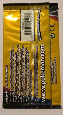 Pokemon Team Up Booster Pack (3 Card Mini Pack) - Sealed - Venasaur/Celebi Art - Image 2