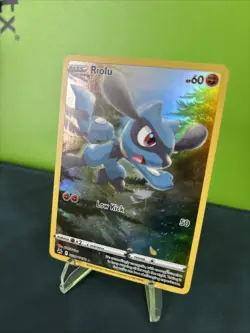 Pokemon TCG Riolu Crown Zenith Galarian Gallery Holo Card GG26/GG70 - Image 2
