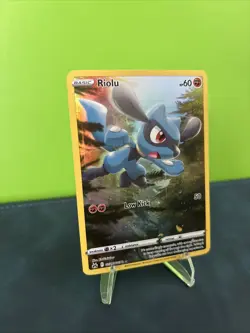 Pokemon TCG Riolu Crown Zenith Galarian Gallery Holo Card GG26/GG70 - Image 3