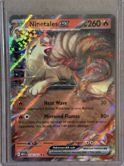 Ninetales Ex Holo Scarlet & Violet 151 Double Rare 038/165 Pokemon TCG - Image 3
