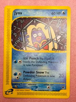 Jynx | 83/165 | Expedition Base Set | 2002 WOTC Vintage Pokemon TCG Card | LP - Image 1