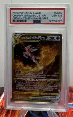 Pokemon Crown Zenith Gold VSTAR Set GG67 GG68 GG69 GG70 Sequential PSA 10 - Image 5