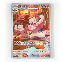 Pokemon - Gurdurr - 126/086 - SV Black Bolt - Illustration Rare - Image 1
