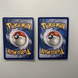 Pokemon TCG Nidoking Holo Rare Card Lot Of 2 (Moderately Played And Damaged) - Image 2