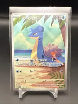Pokemon TCG Misty's Lapras 194/182 Sv10: Destined Rivals Illustration Rare - Image 1