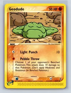 GEODUDE 55/97 C DRAGON POKEMON LP - Image 1