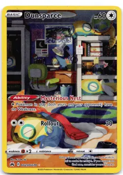 Dunsparce GG23/GG70 Holo Crown Zenith Galarian Gallery MP - Image 1