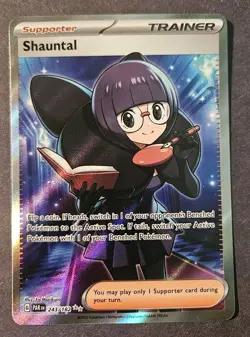 Shauntal 243/182 Ultra Rare SV04: Paradox Rift Pokemon Near Mint Fast Shipping - Image 1