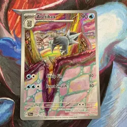 Pokemon TCG Arctibax Illustration Paldea Evolved 209/193 - Image 2