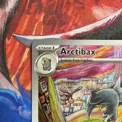 Pokemon TCG Arctibax Illustration Paldea Evolved 209/193 - Image 3