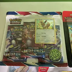 Pokemon Triple Blister Bundle x 5 (Battle Styles Surging Sparks Mega Evolution) - Image 2