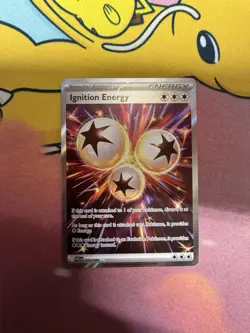Pokemon TCG Ignition Energy 124/094 Ultra Rare FA ME02: Phantasmal Flames NM - Image 1