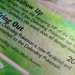 Pokemon Carnivine 7/17 Pop 8 Cracked Ice Reverse Holo Lightly Played *FREE SHIP* - Image 4