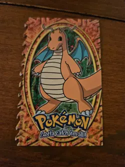 1999 Topps Pokemon the First Movie Dragonite 12 of 12 Die-Cut - Image 1