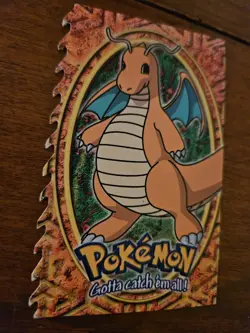 1999 Topps Pokemon the First Movie Dragonite 12 of 12 Die-Cut - Image 2