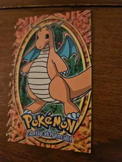 1999 Topps Pokemon the First Movie Dragonite 12 of 12 Die-Cut - Image 3