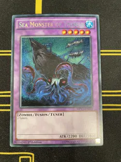 YUGIOH! Sea Monster Of Theseus MP17-EN231 1st Edition Secret Rare (LP) - Image 1