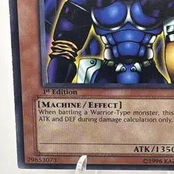 Yugioh- 1X Kinetic Soldier - Common - 1st Edition - SDMM-EN010 - NM - Image 4