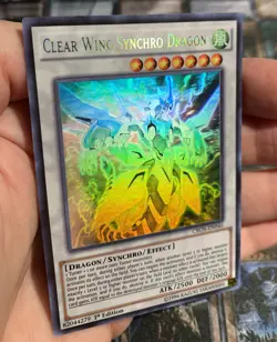 Clear Wing Synchro Dragon (Ghost Rare) CROS-EN046 1st Edition - Image 1