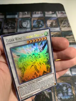 Clear Wing Synchro Dragon (Ghost Rare) CROS-EN046 1st Edition - Image 2