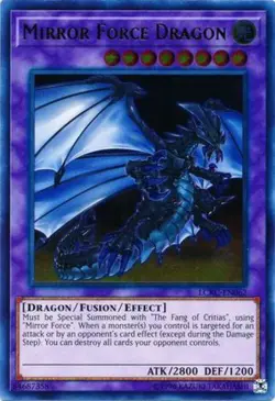 Yugioh! Mirror Force Dragon - LCKC-EN062 - Ultra Rare - Unlimited Edition Lightl - Image 1