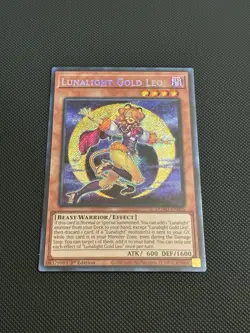 Yugioh - Lunalight Gold Leo - Secret Rare - DUAD-EN005 1st Edition Near Mint NM - Image 1