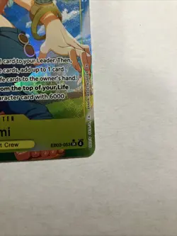 One Piece Card Game Nami SR Alt Art EB03-053 English NM Heroines Edition - Image 4