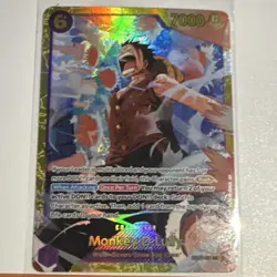 Bandai One Piece CCG Monkey.D.Luffy EB02-061 Secret Rare Foil Rush Extra Booster - Image 1