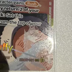 Bandai One Piece CCG Monkey.D.Luffy EB02-061 Secret Rare Foil Rush Extra Booster - Image 2