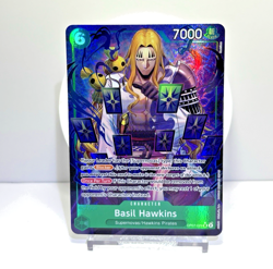 Basil Hawkins OP07-029 SR Alt Art 500 Years in the Future English NM One Piece - Image 1