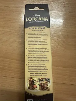 Disney Lorcana Iconic Mickey Minnie Premium Foil Playmat Exclusive Limited UK - Image 3