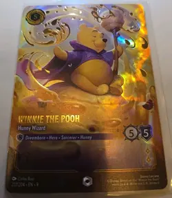 Disney Lorcana Fabled Winnie the Pooh Hunny Wizard Enchanted Card 227/204 - Image 2