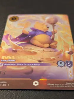Disney Lorcana Fabled Winnie the Pooh Hunny Wizard Enchanted Card 227/204 - Image 2
