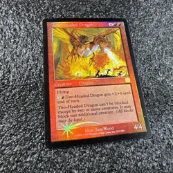 Two-Headed Dragon FOIL Mercadian Masques EX condition! MTG Magic - Image 1