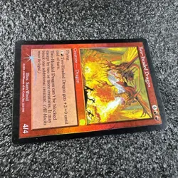 Two-Headed Dragon FOIL Mercadian Masques EX condition! MTG Magic - Image 2