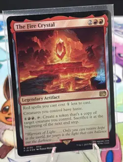 MTG Final Fantasy, The Fire Crystal - Foil R # 0135 - Image 1