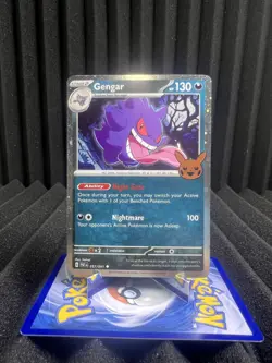 Gengar (Cosmos Holo) 057/091 Trick or Trade 2024 Pokemon Card NM - Image 1