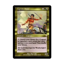 WOTC MtG Invasion Captain Sisay (R) (Foil) EX- - Image 1