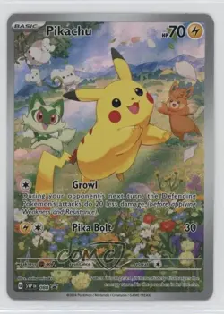 Pikachu (Paldea Adventure Chest) Holo Pokemon Scarlet & Violet Black Star Promo - Image 1