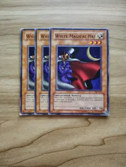 Yu-Gi-Oh! - White Magical Hat 3X - Complete Playset - Image 1