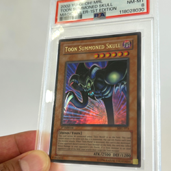 Yu-Gi-Oh! "Toon Summoned Skull" 1st Edition MRL-073 NM-MT PSA 8 - Image 3