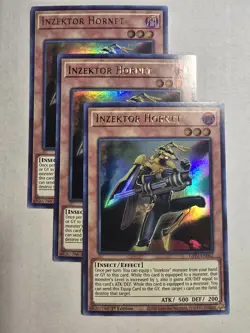 3x Inzektor Hornet 1st Edition Ultra Rare GFP2-EN062 Yu-Gi-Oh! - Image 1