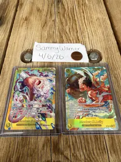 Monkey D Luffy OP15-119 and Monkey D Luffy EB04-061 ONE PIECE ENGLISH - Image 1