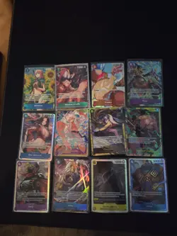 One Piece TCG Alt Art/ SR Lot Of 12 Cards - Image 1
