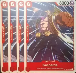 One Piece TCG - 4er Playset - OP06-005 Gasparde C/EN/NM - Image 1