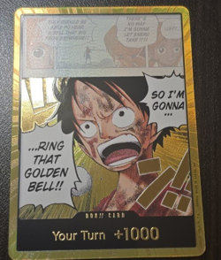 One Piece Gold DON!! OP15 ENGLISH Luffy Golden Bell - Adventure On Kamis Island - Image 1