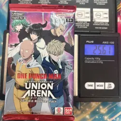 Heavy 25.61g Union Arena Sealed One Punch Man Booster Pack - Image 1