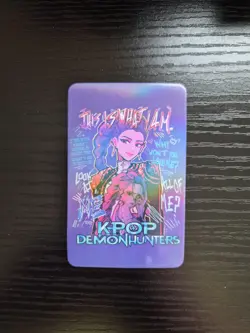 KPop Demon Hunters Collectible Trading Card (BB2) - HUNTR/X - Rumi, Mira, Zoey - Image 1