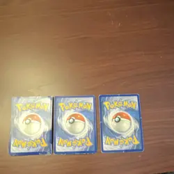 Nintendo Pokemon TCG Pikachu Charizard Rayquaza Holo Card Lot 3 Cards - Image 1